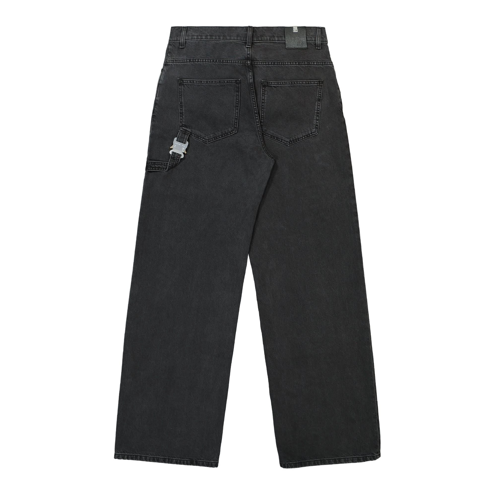 Wide Leg Jeans With Buckle - Image 2