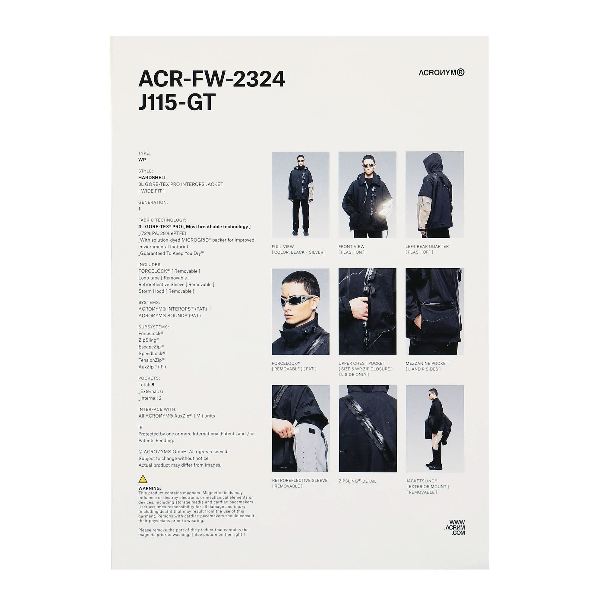 3L Gore-Tex Pro Interops Jacket - Image 9