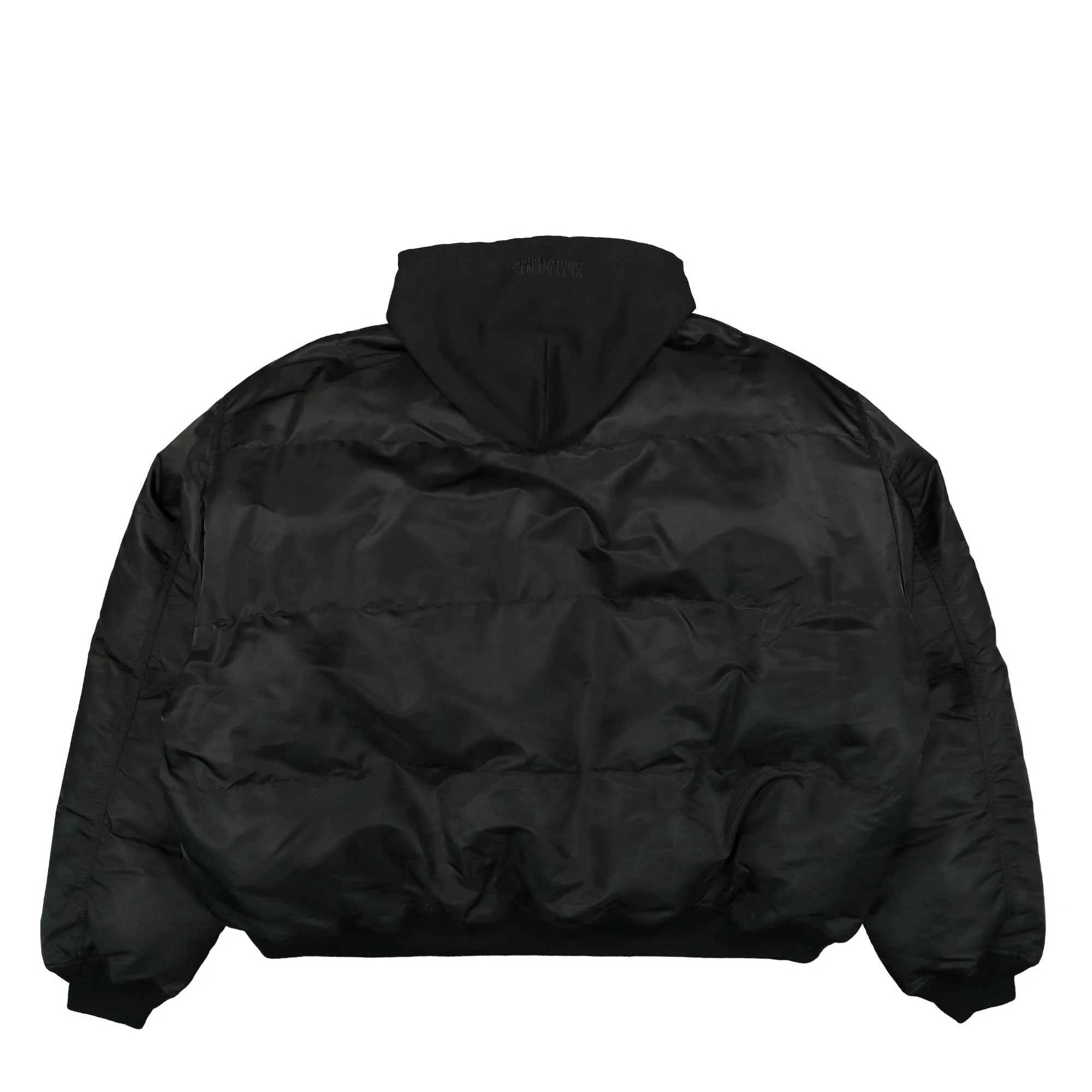 Quilted Hooded Bomber Jacket - Image 2