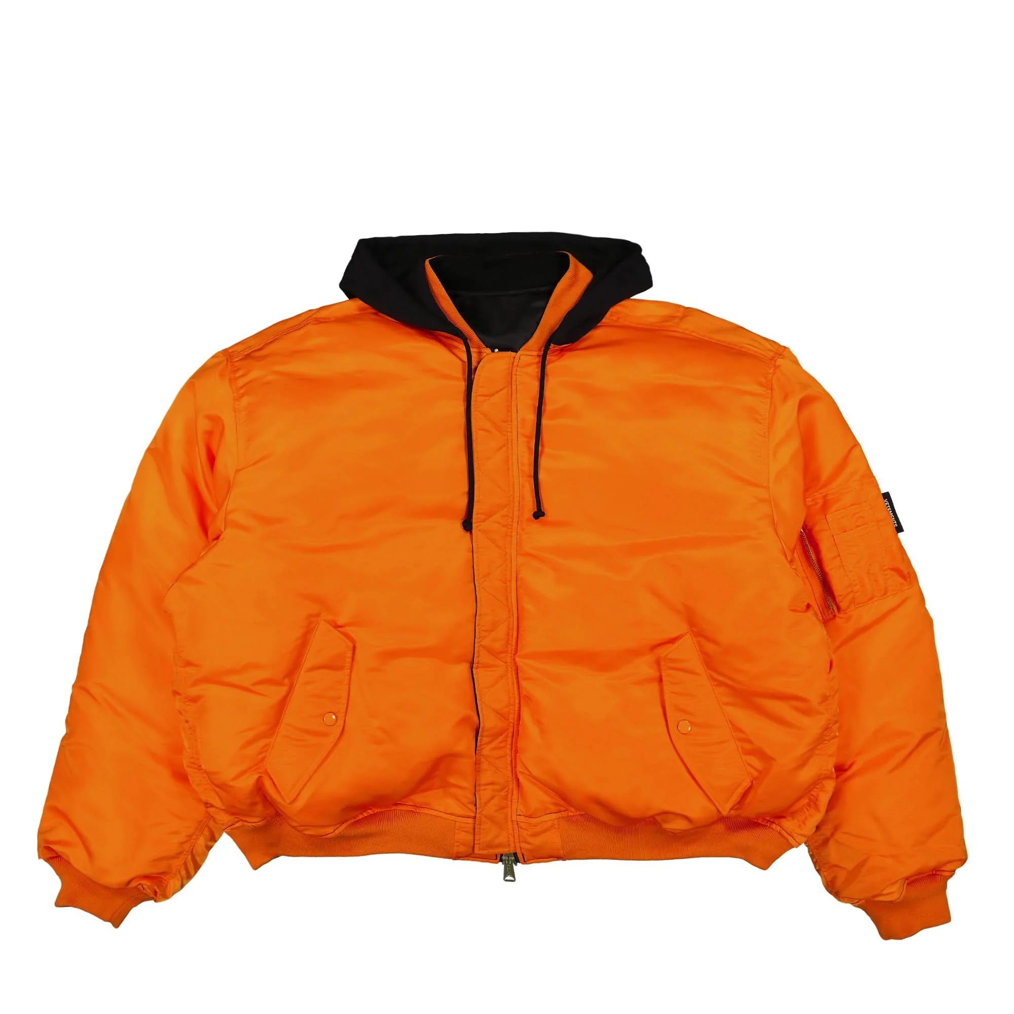Quilted Hooded Bomber Jacket - Image 9