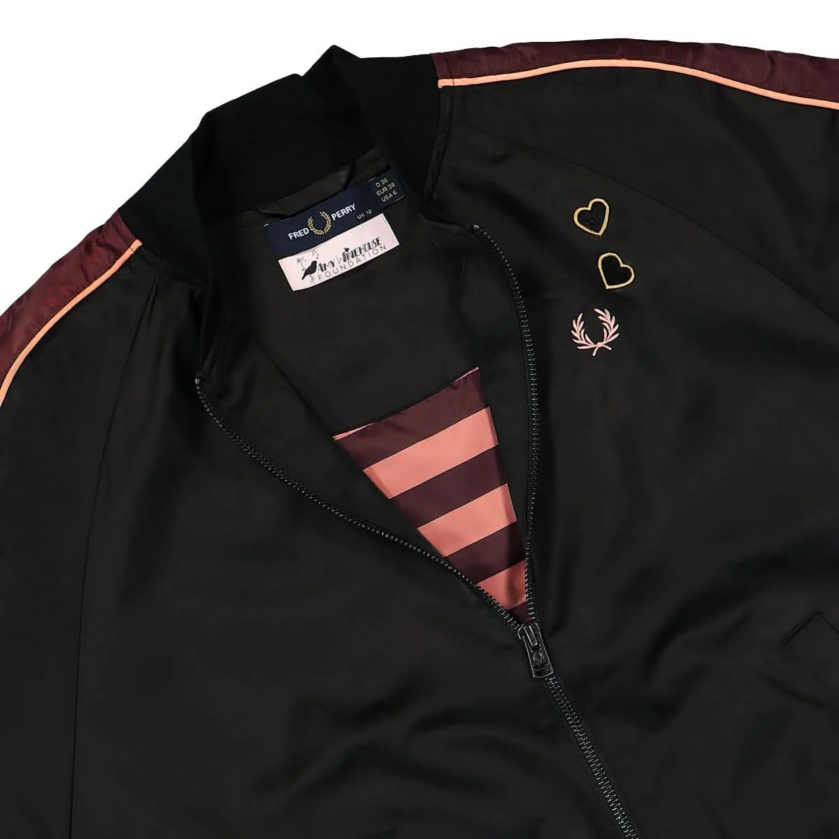 Printed Lining Bomber Jacket - Image 3