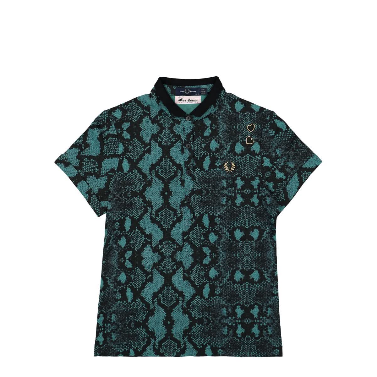 Snake Print Polo Shirt
