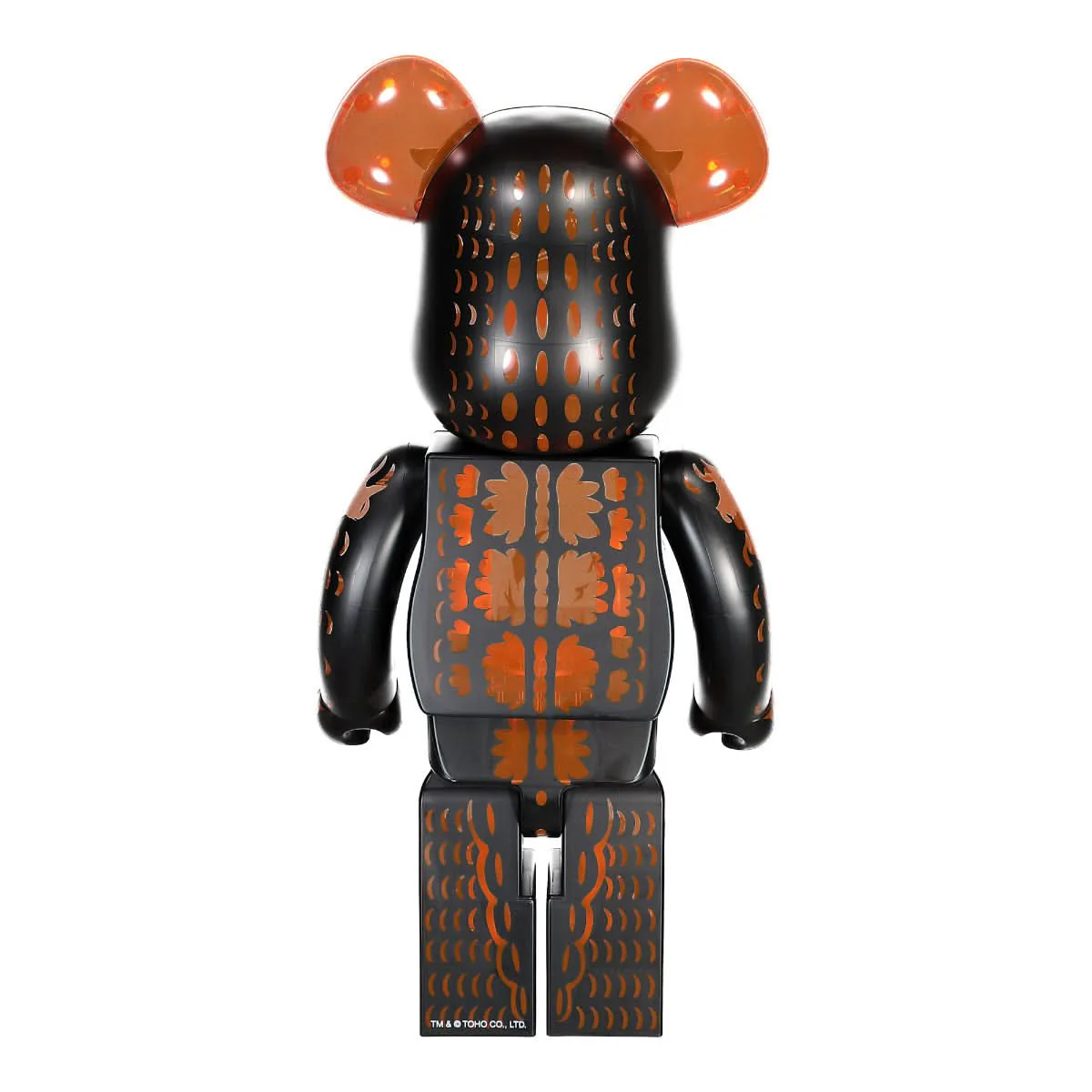 Be@rbrick Godzilla Meltdown: Clear Orange Version 1000% - Image 2