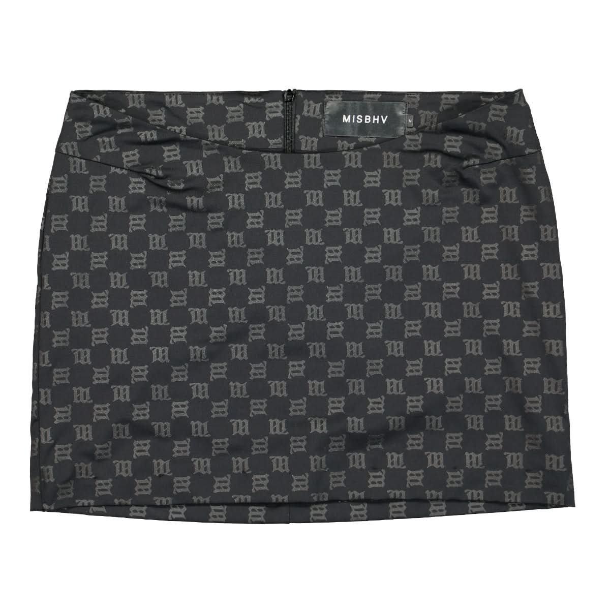 Black Monogram Lara Mini Skirt