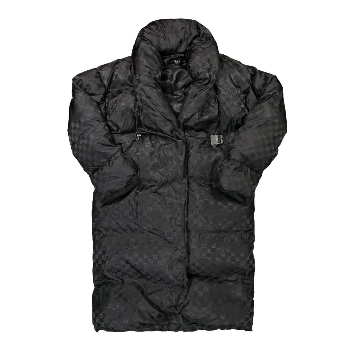 Black Moscow Monogram Puffer Coat