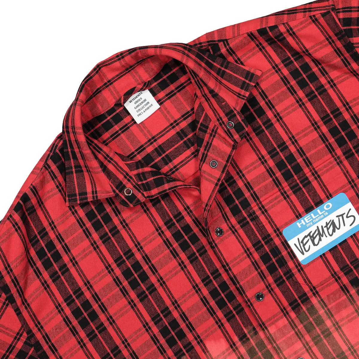 Bleached My Name Is Flannel Shirt - Image 3