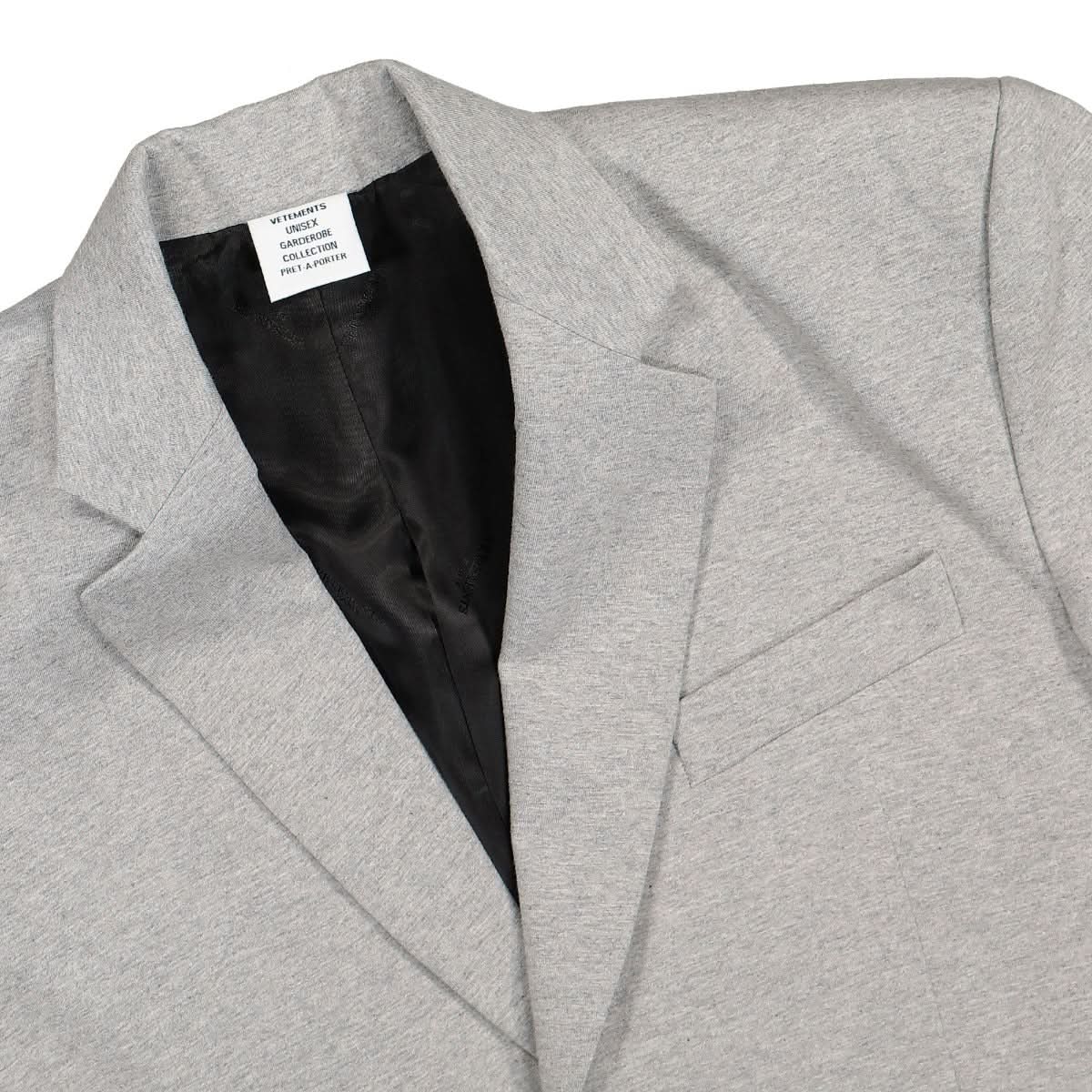 Boxy Single Breasted Jersey Tailored Jacket - Image 3