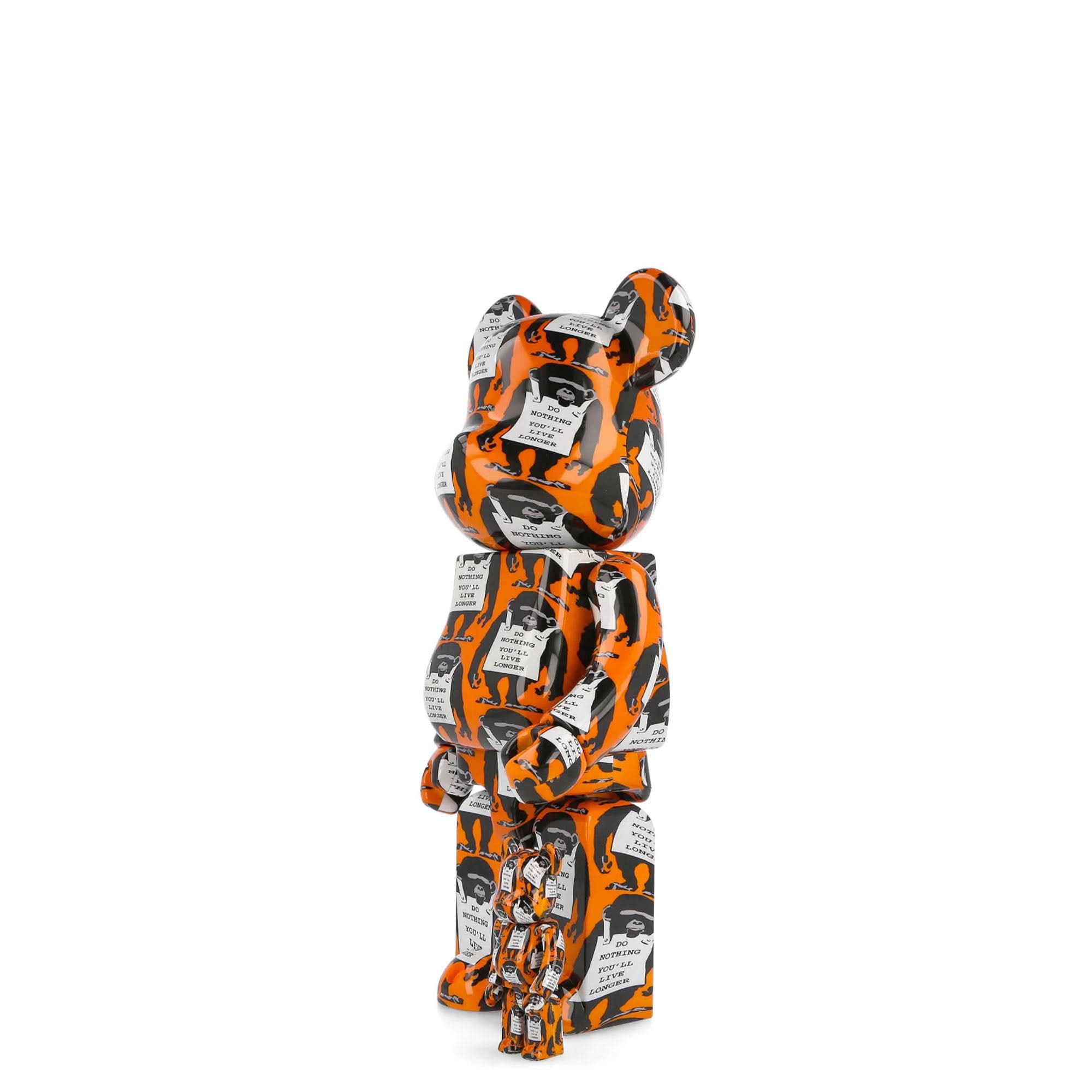 Brandalism x Be@rbrick Monkey Sign 400% + 100% - Image 3