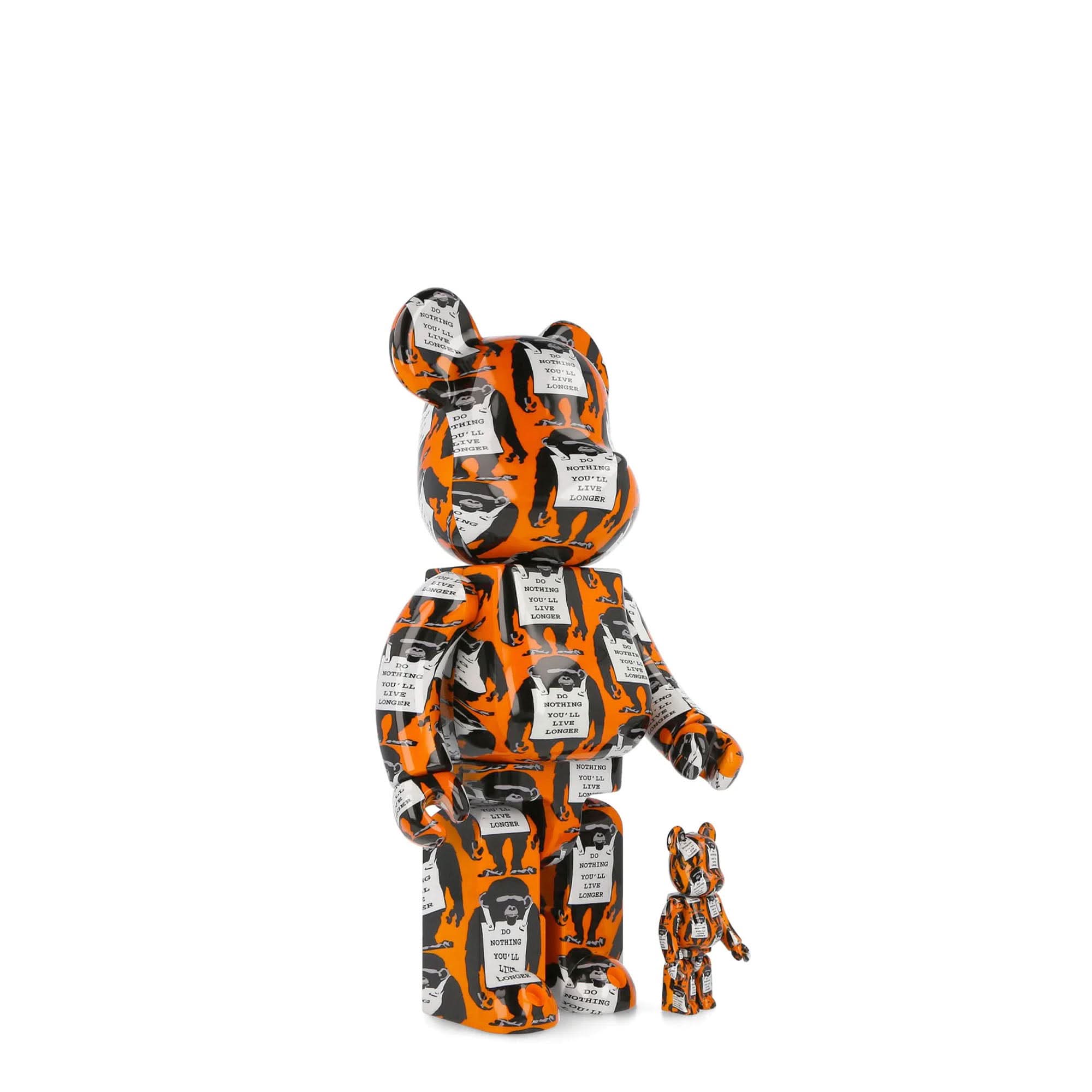 Brandalism x Be@rbrick Monkey Sign 400% + 100% - Image 4