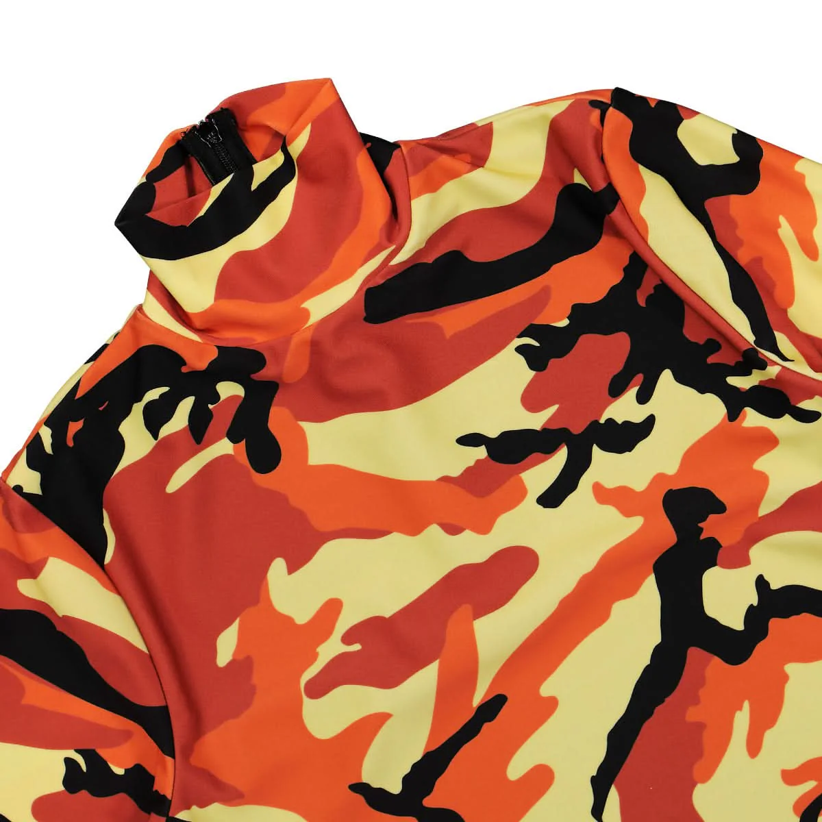 Camo Styling Dress With Gloves - Image 3