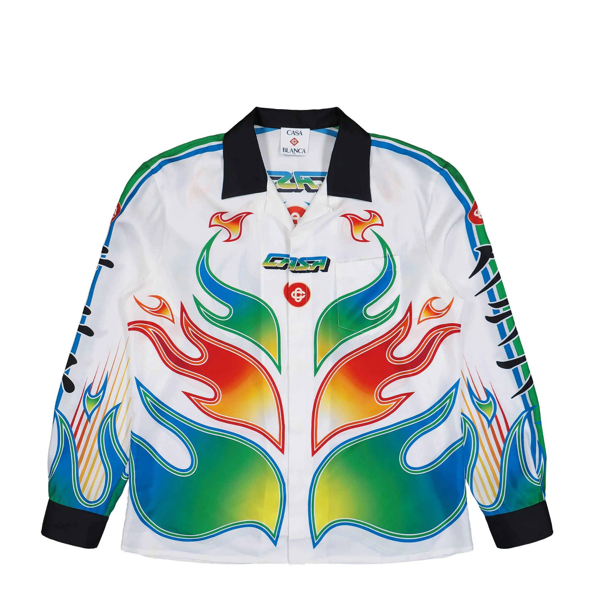 Cuban Collar Long Sleeve Shirt