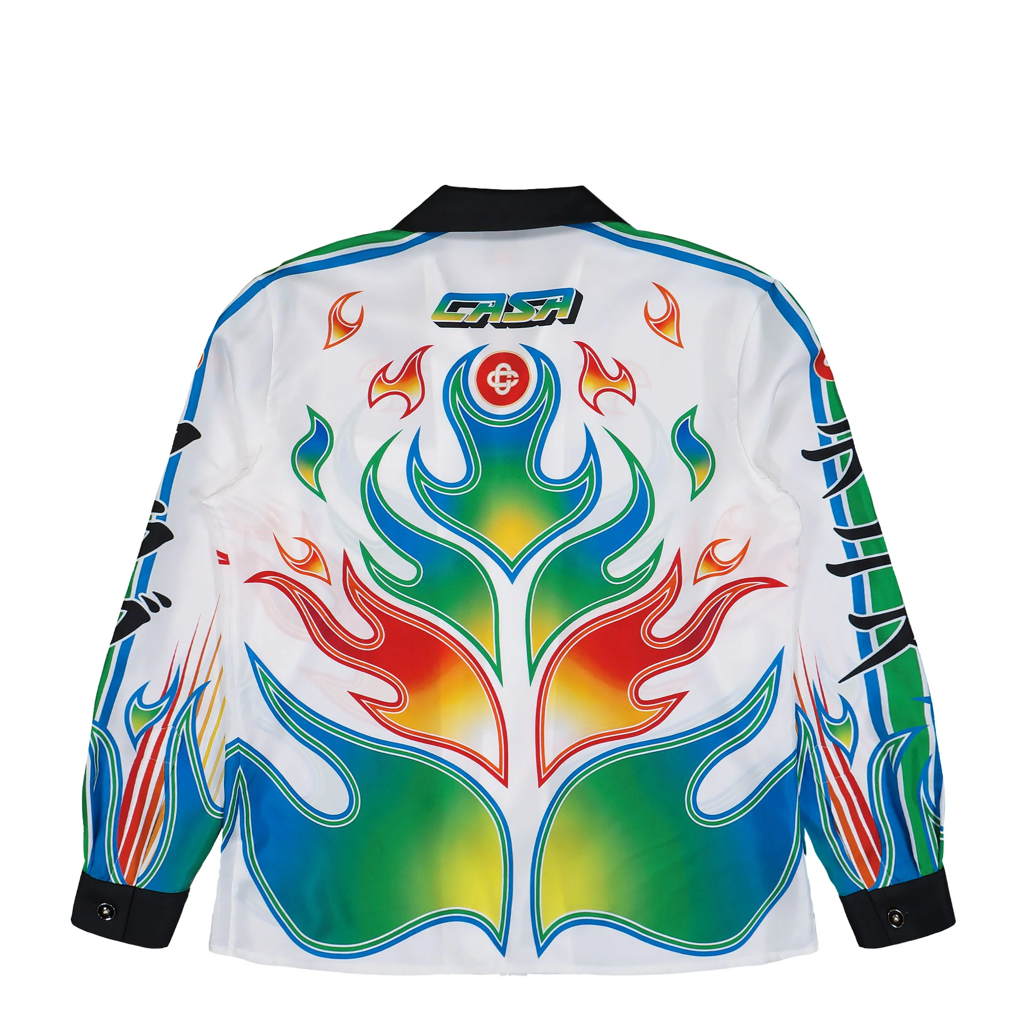 Cuban Collar Long Sleeve Shirt - Image 2