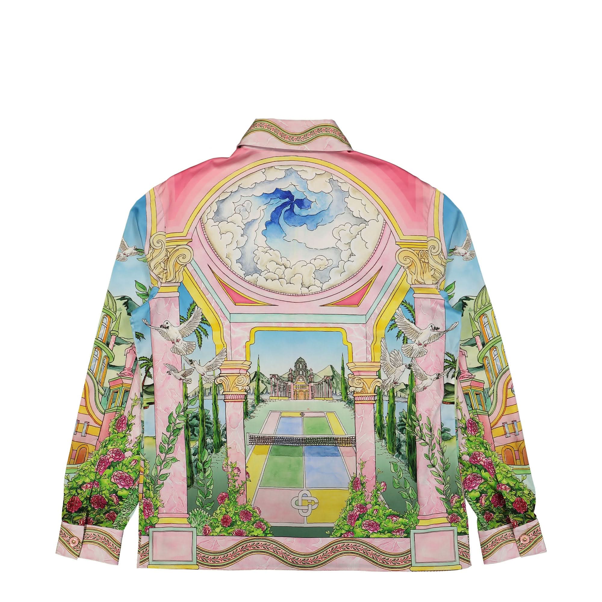 Cuban Collar Long Sleeve Shirt - Image 2