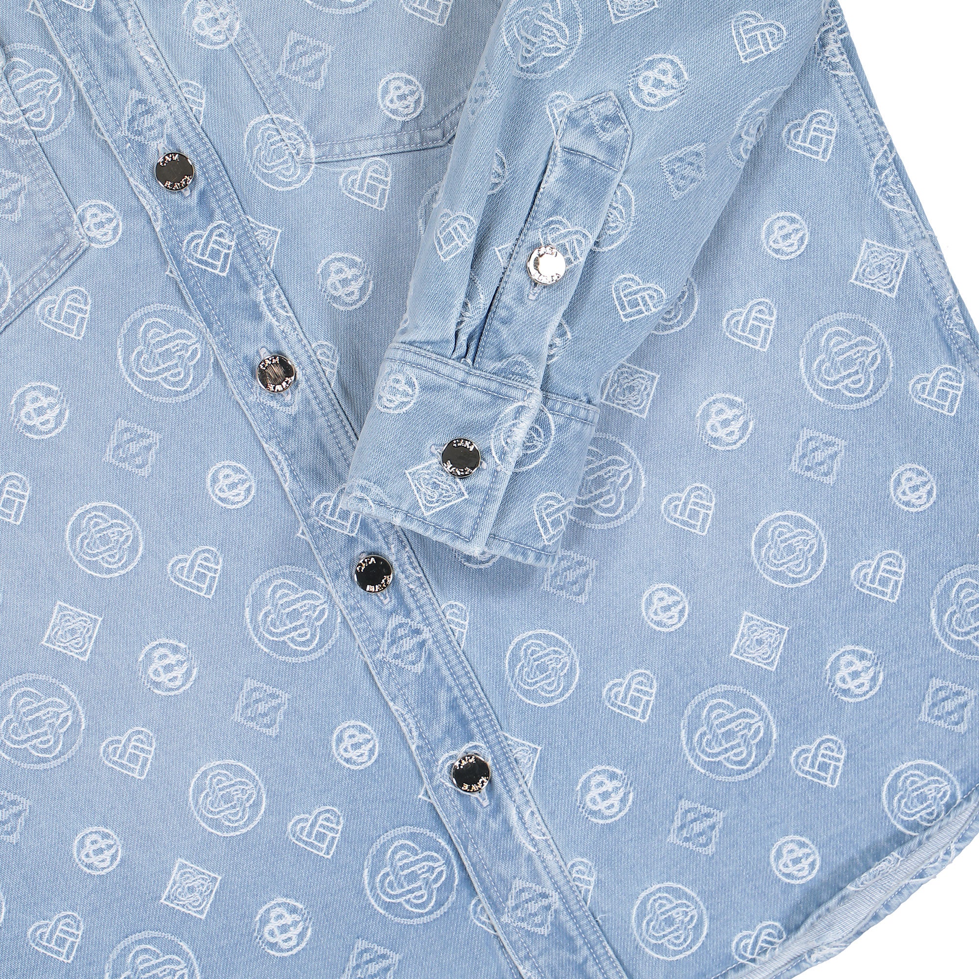 Denim Monogram Shirt - Image 4