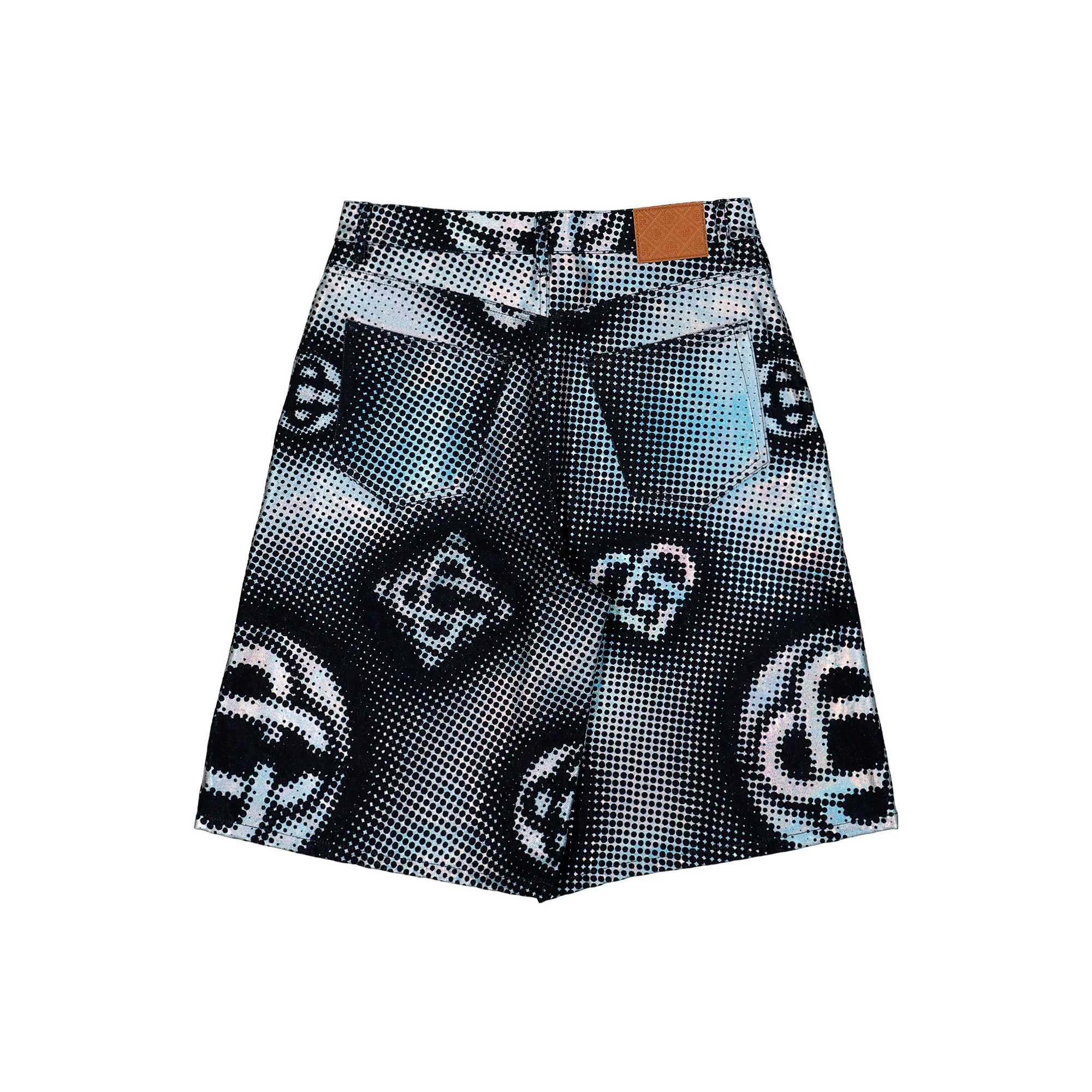 Pearlescent Monogram Denim Shorts - Image 2