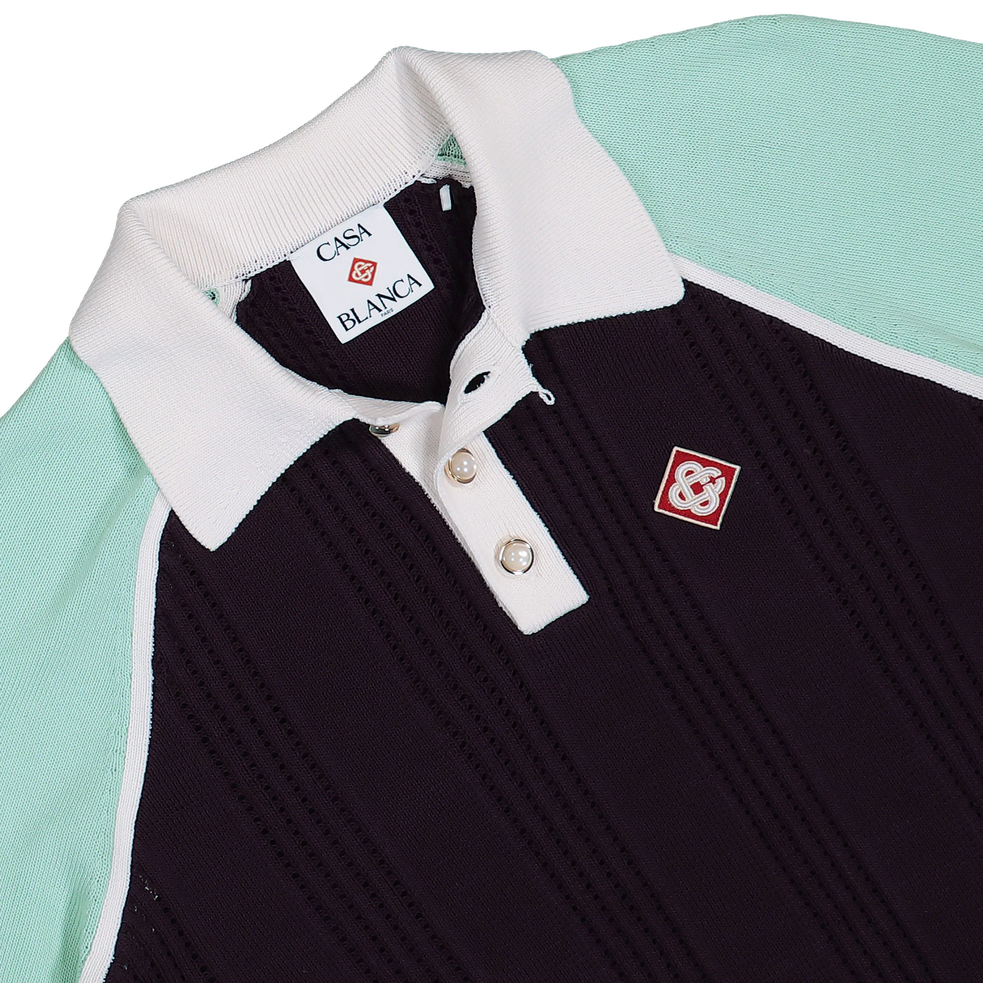 Sporty Long Sleeve Polo - Image 3