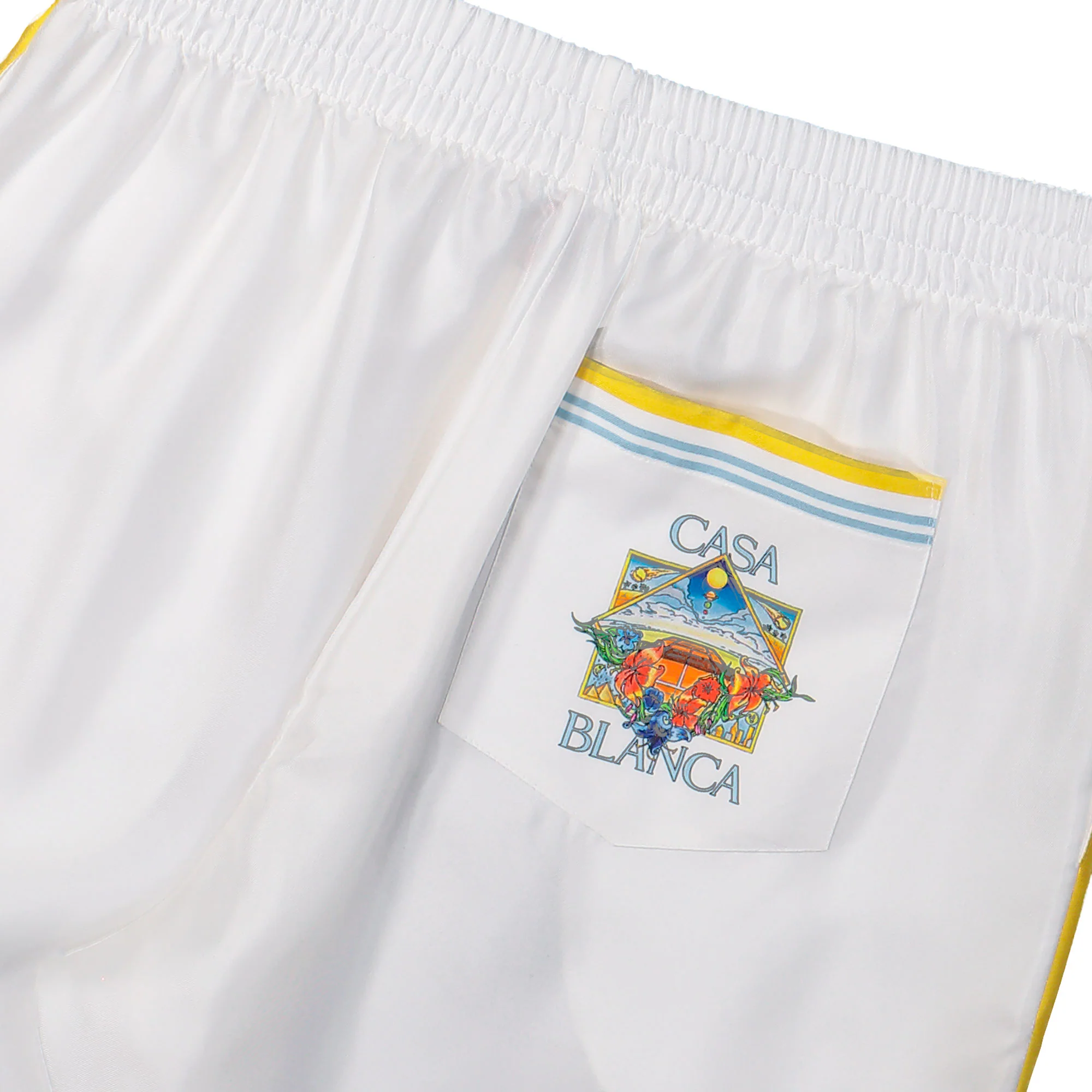 Tennis Landscape Silk Twill Trousers - Image 5