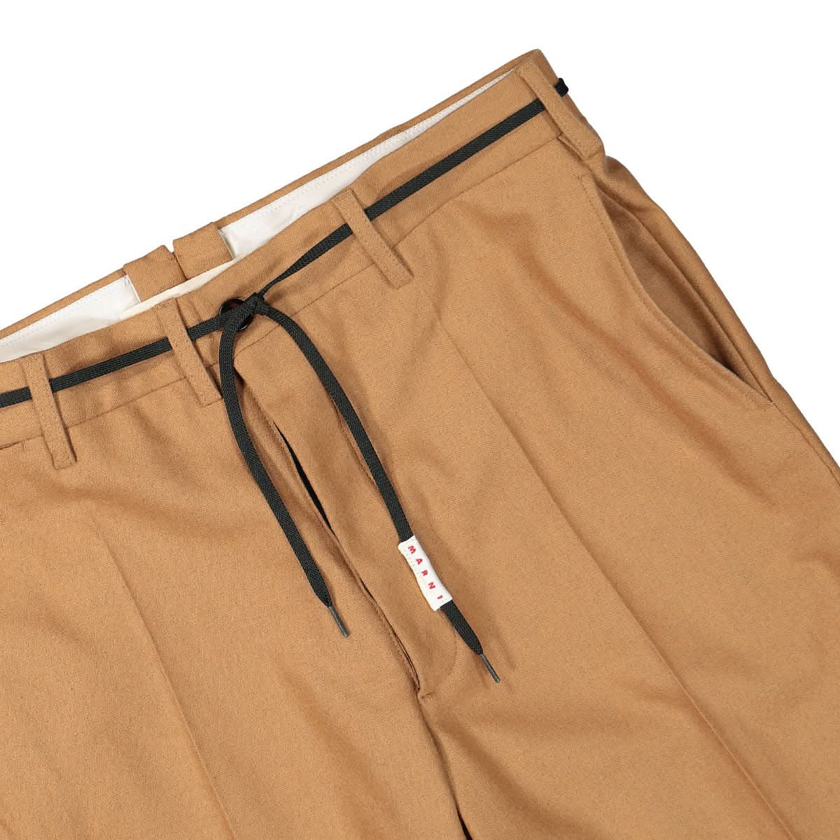 Compact Wool Flannel Trousers - Image 5