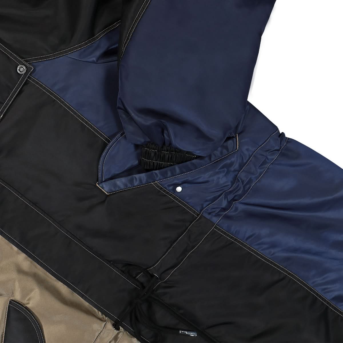 Contrast Colour Hooded Coat - Image 4