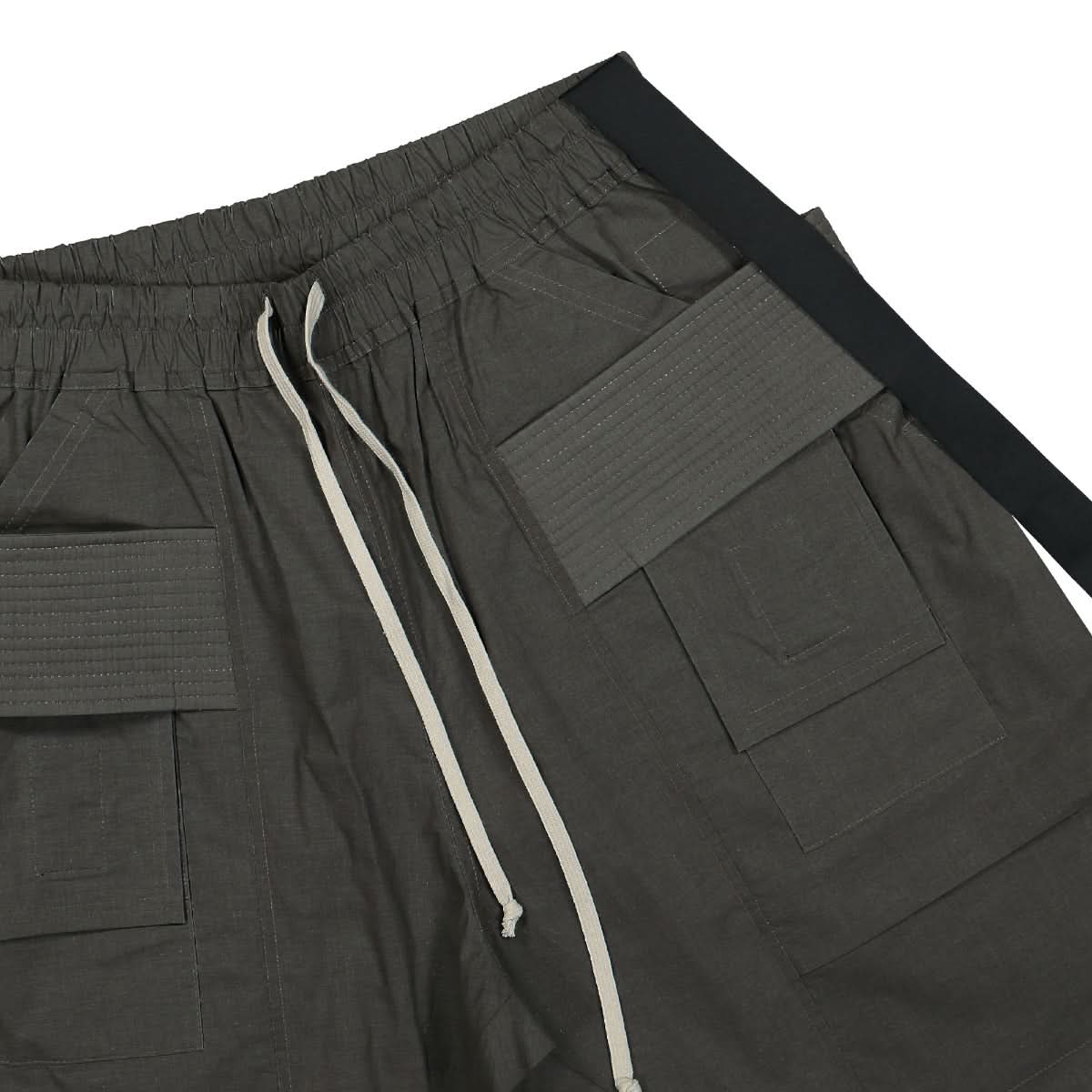 Creatch Cargo Cropped Drawstring Pants - Image 4