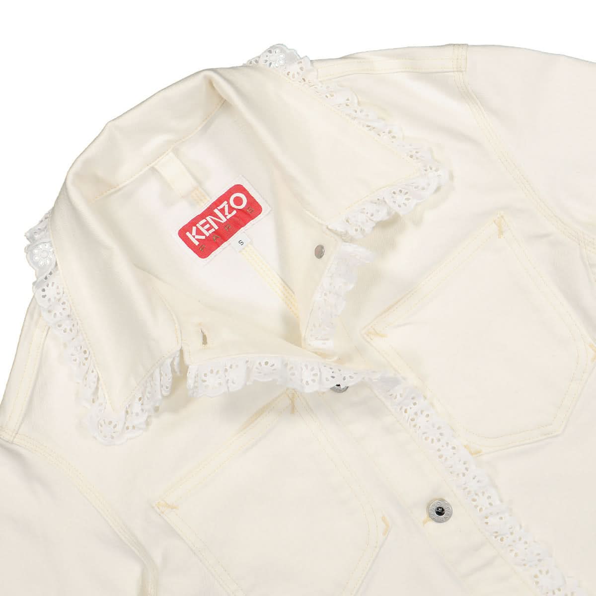Cropped Denim Jacket - Image 3