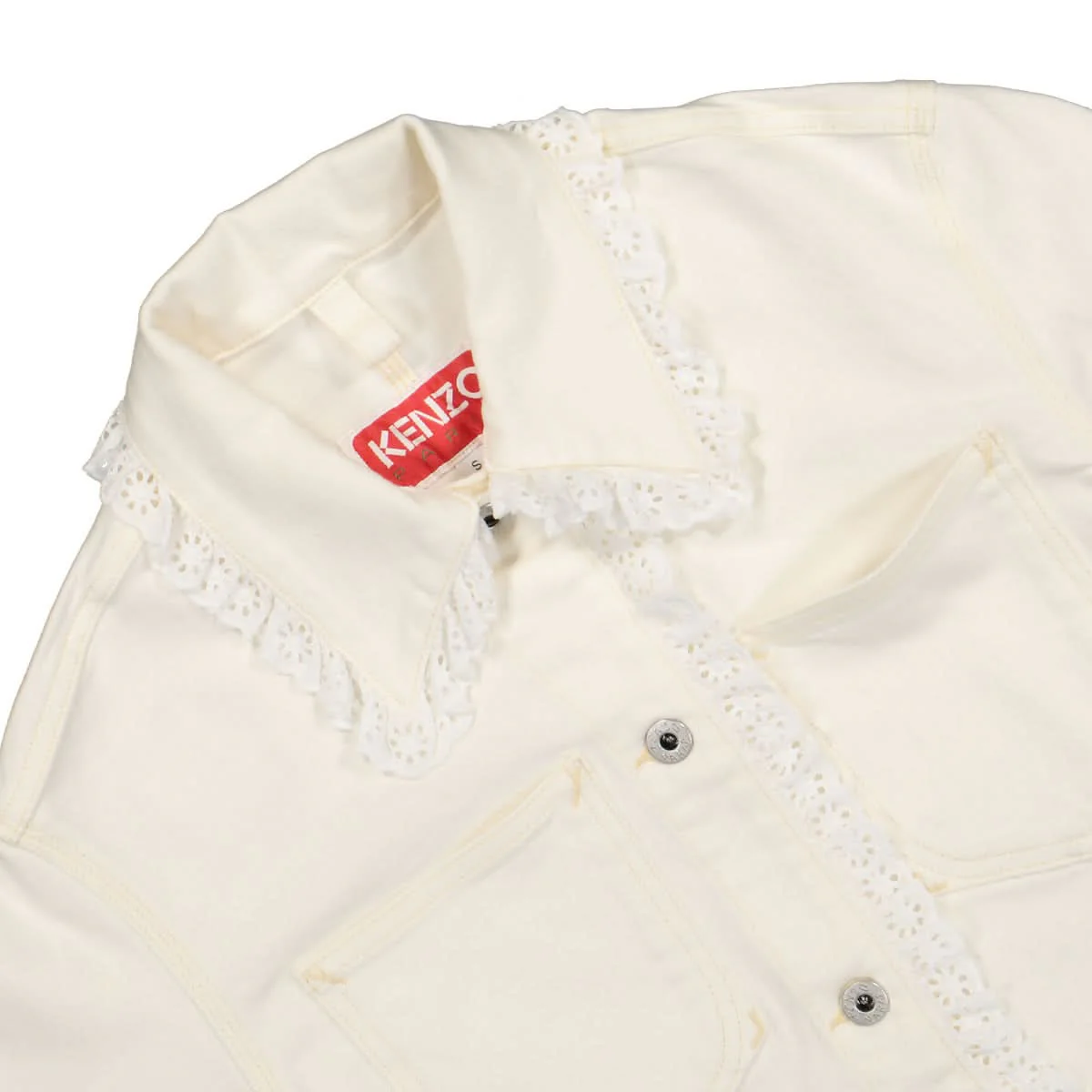 Cropped Denim Jacket - Image 4