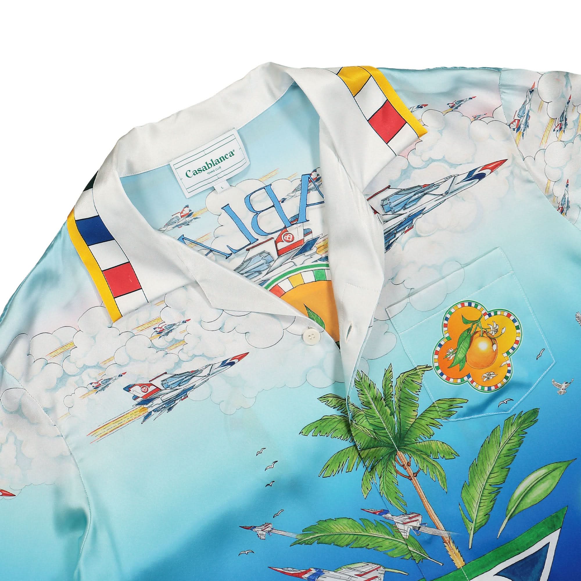 Cuban Collar Long Sleeve Shirt - Image 3