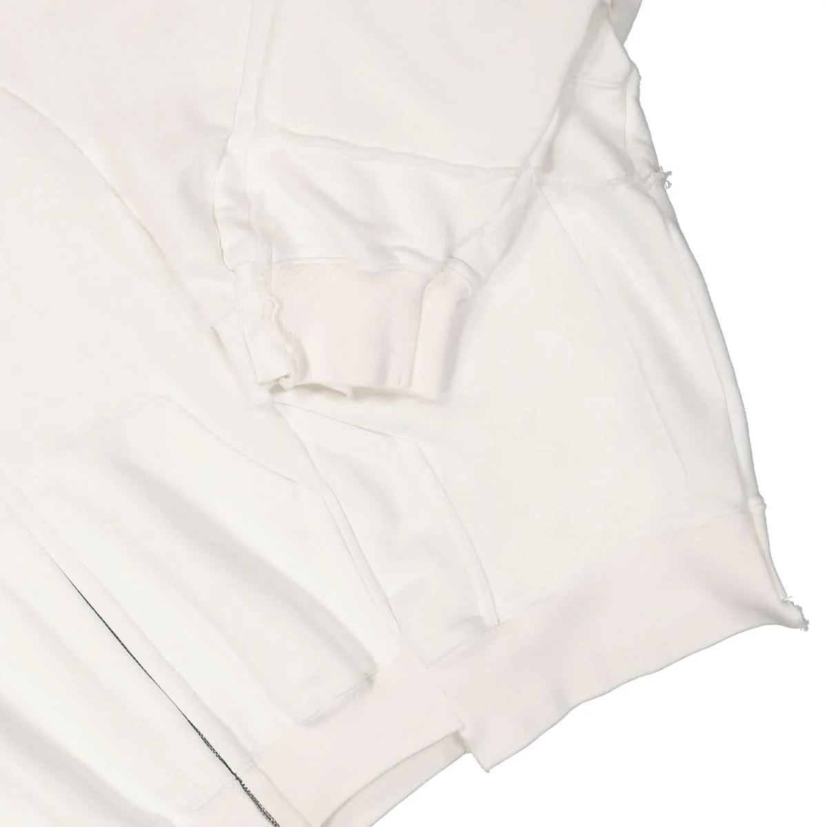 Cut-Up Zip-Up Hoodie - Image 4