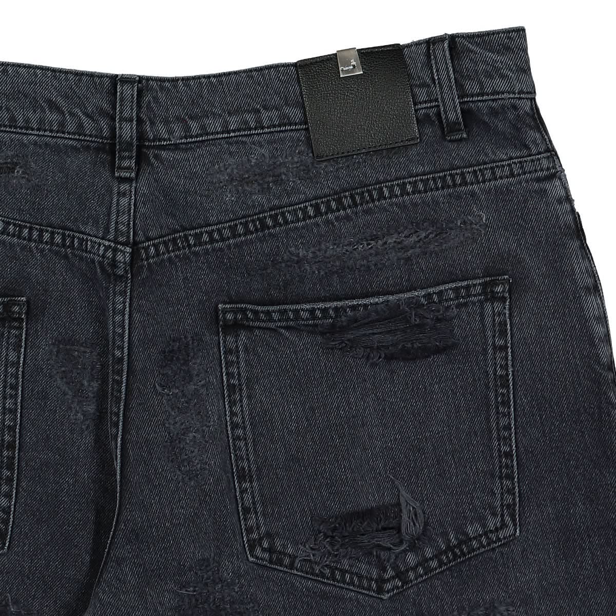Destroyed Embroidery Jean - Image 5