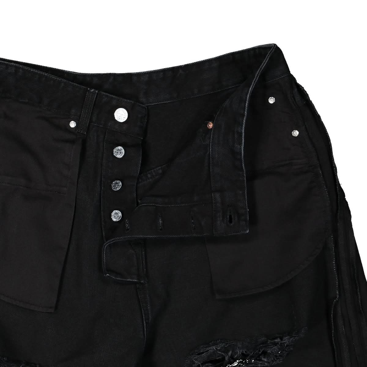 Destroyed Inside-Out Baggy Jeans - Image 4