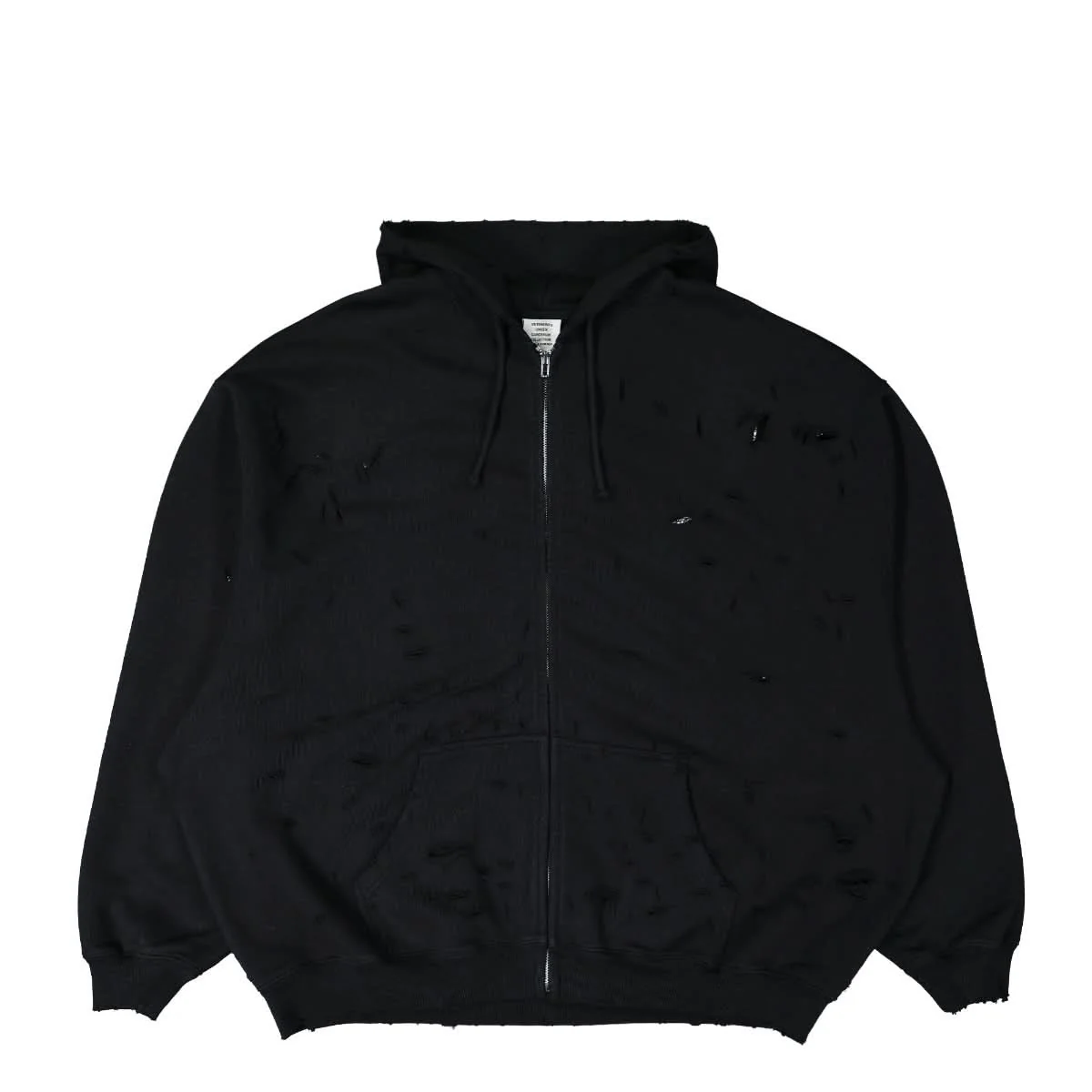 Destroyed Zip-Up Hoodie