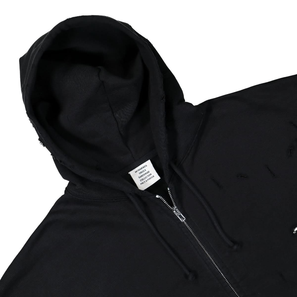Destroyed Zip-Up Hoodie - Image 3