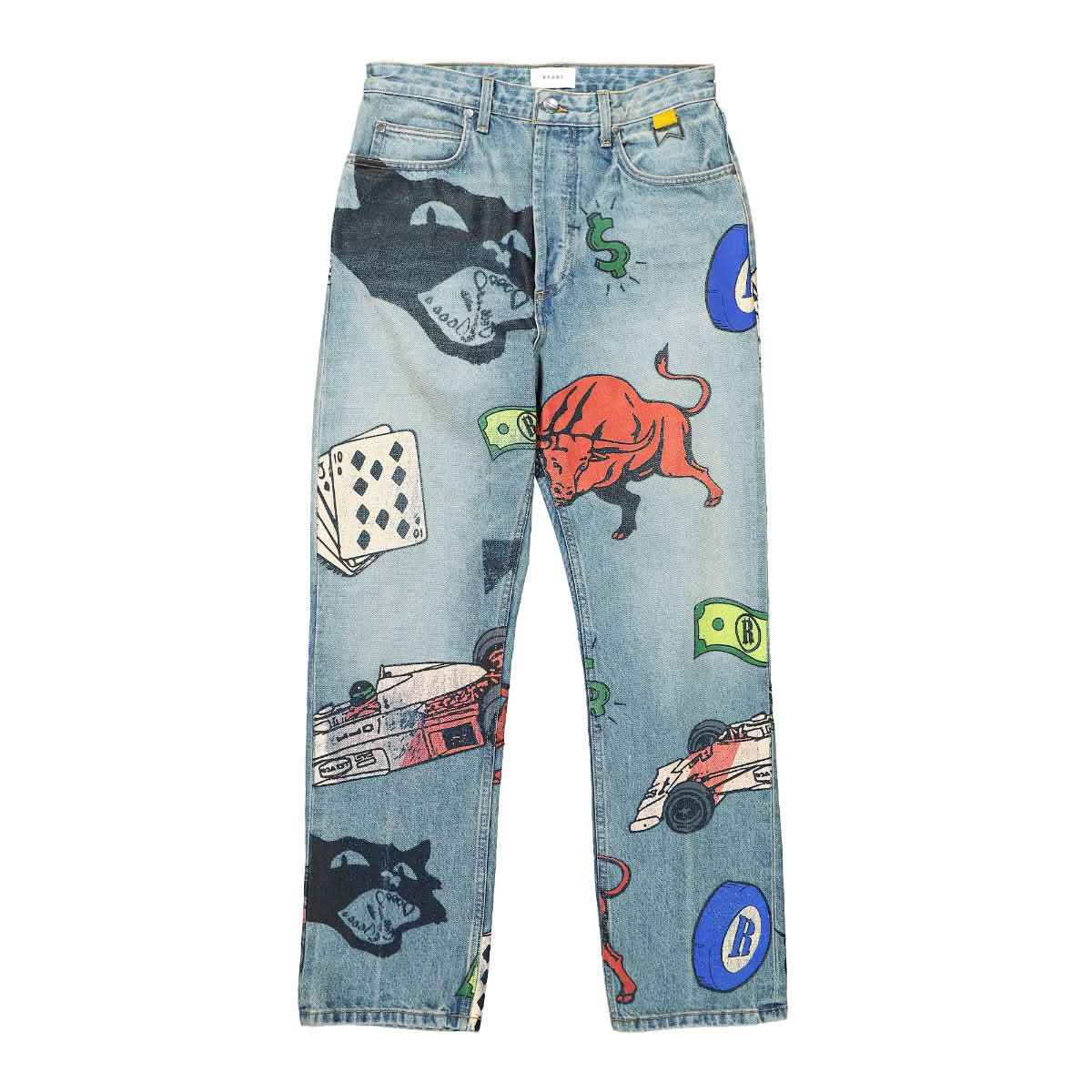 Doddle Print Denim