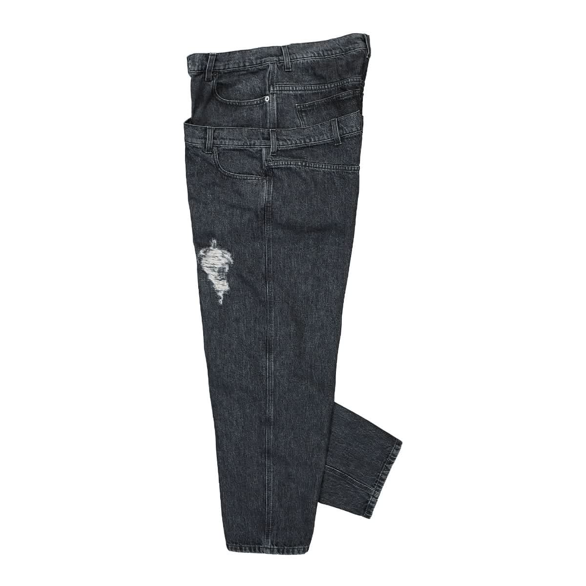Double Waistband Jeans - Image 3