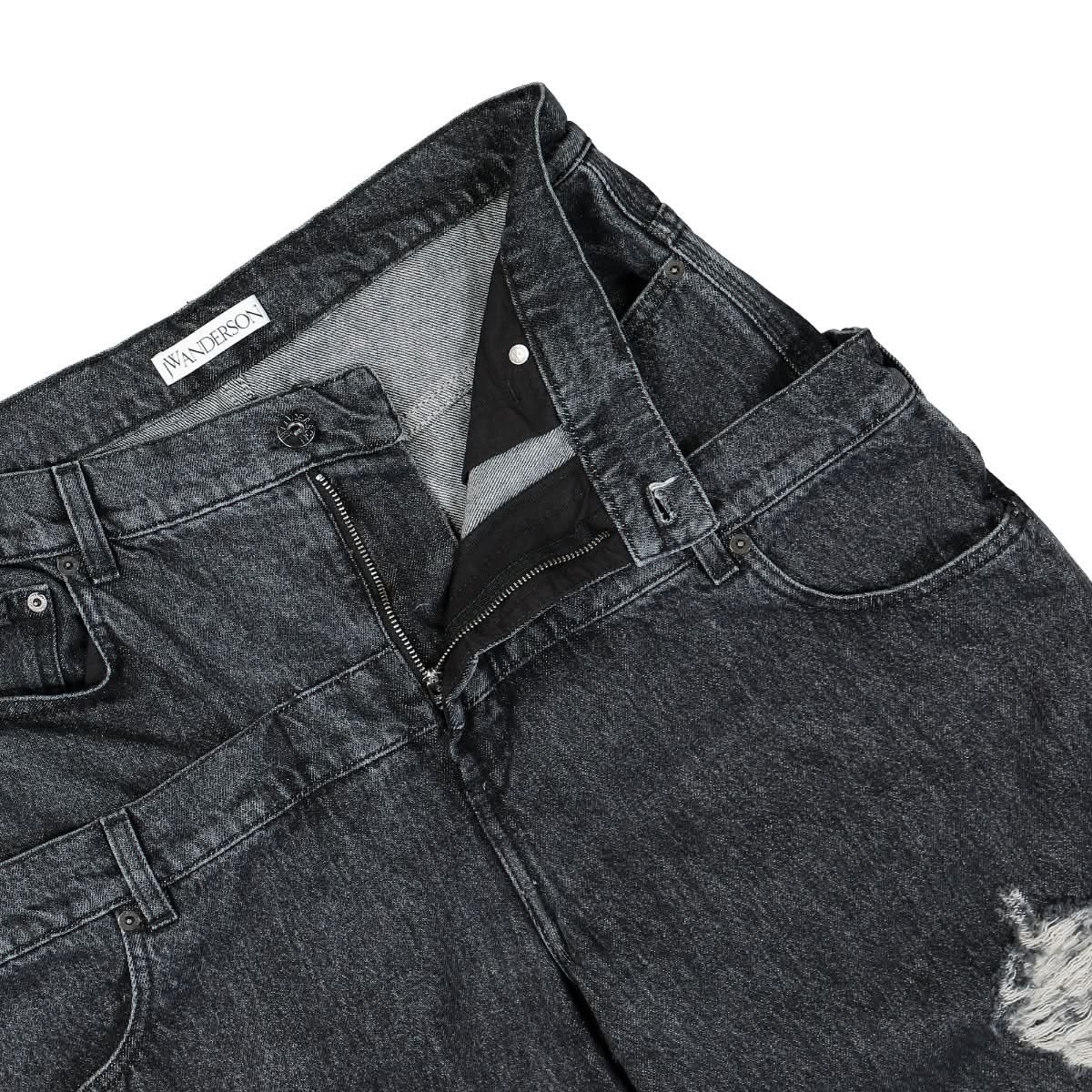 Double Waistband Jeans - Image 4