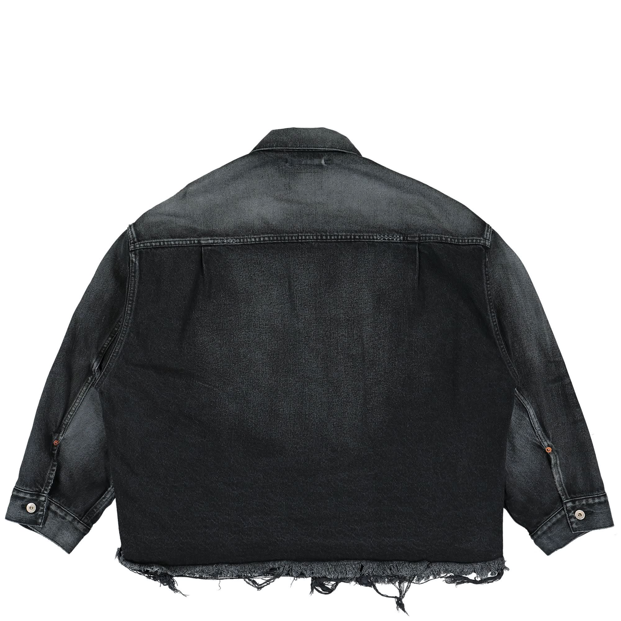 Cut Off Oversized Denim Jacket - Image 2