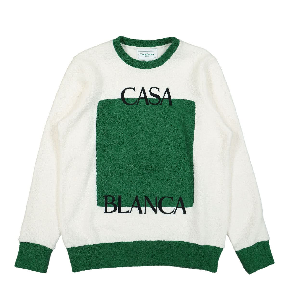 Embroidered Colour Block Sweatshirt