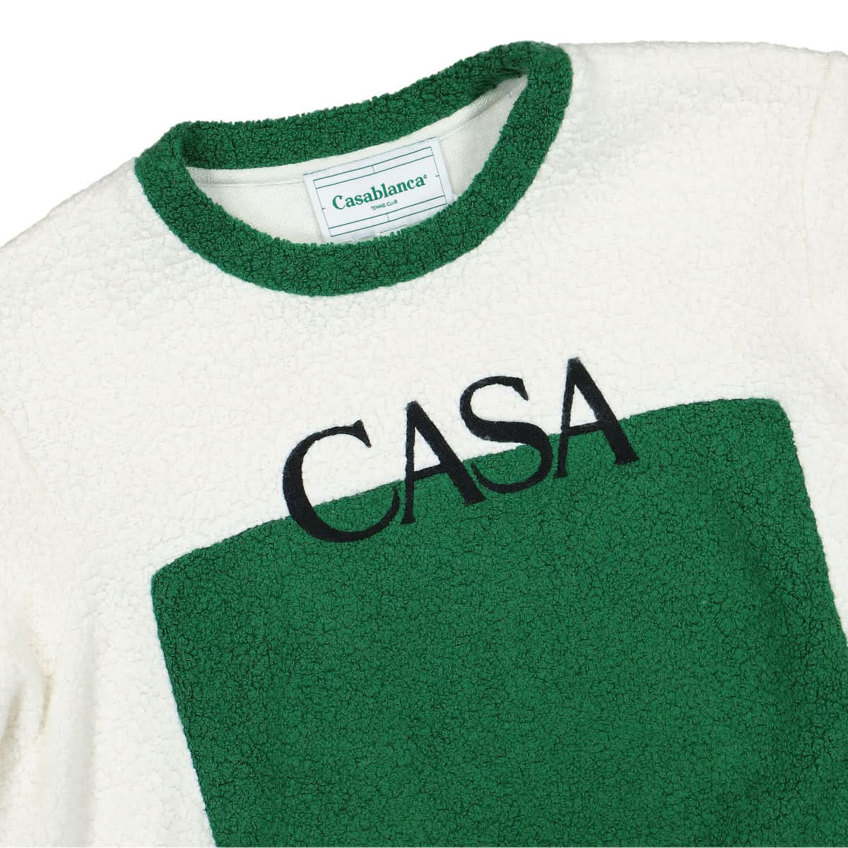 Embroidered Colour Block Sweatshirt - Image 3
