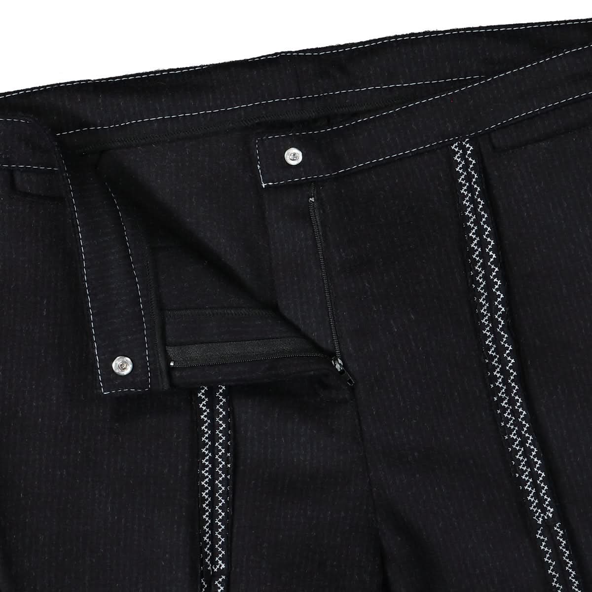Embroidered Panel Pants - Image 4