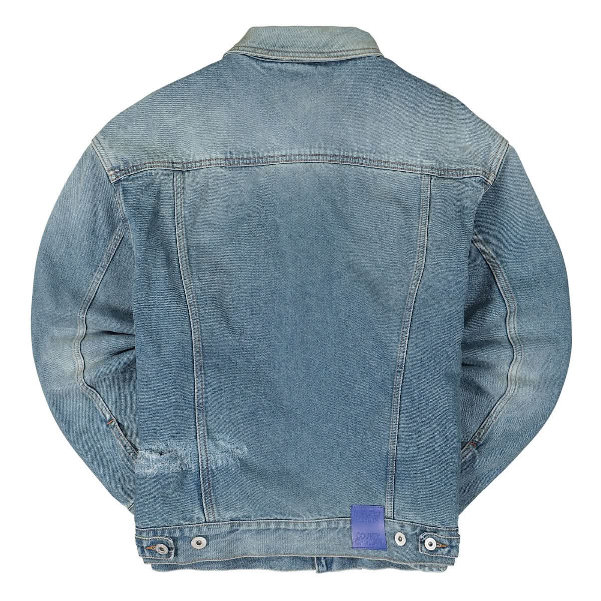 Feathers Vintage Over Denim Jacket - Image 2