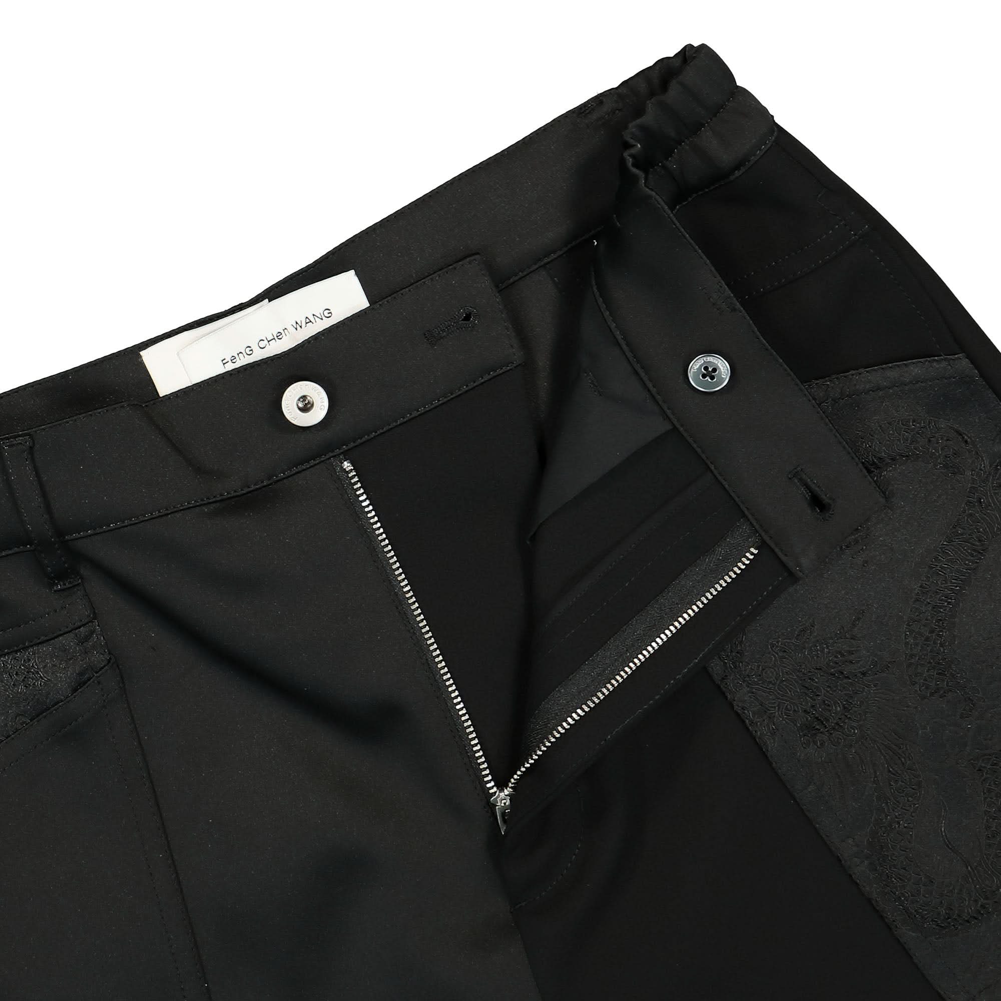 Dragon Jacquard Patchworks Shorts - Image 5