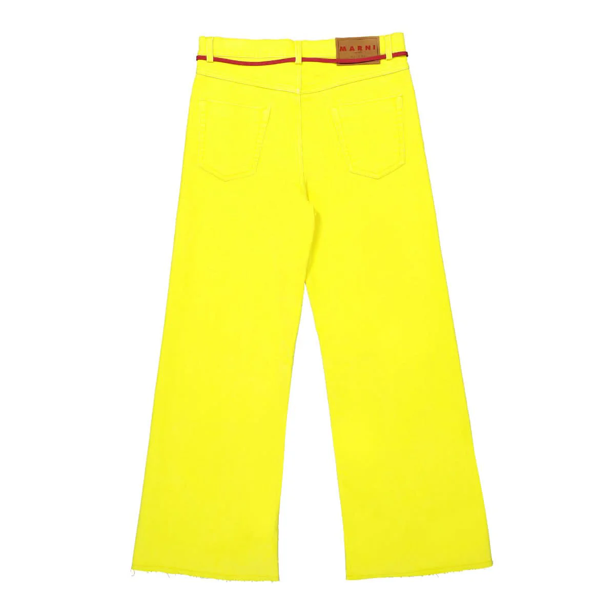Flared Stretch Denim Pants - Image 2