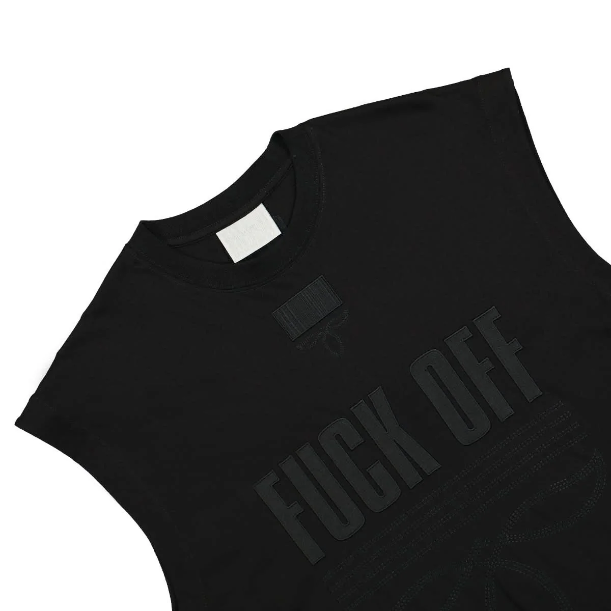 Fuck Off Sleeveless T-Shirt - Image 3