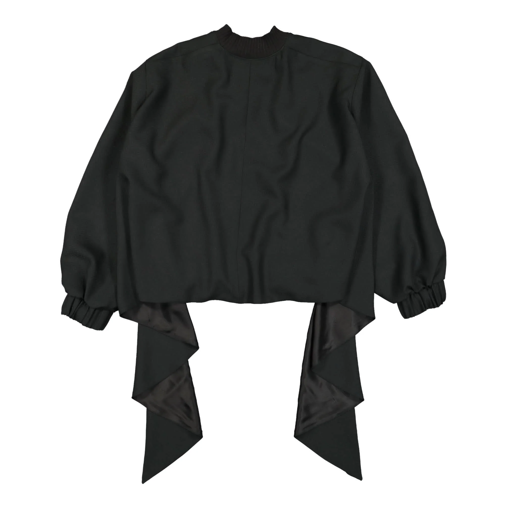 Blouson Jacket With Cape And Bow - Image 2