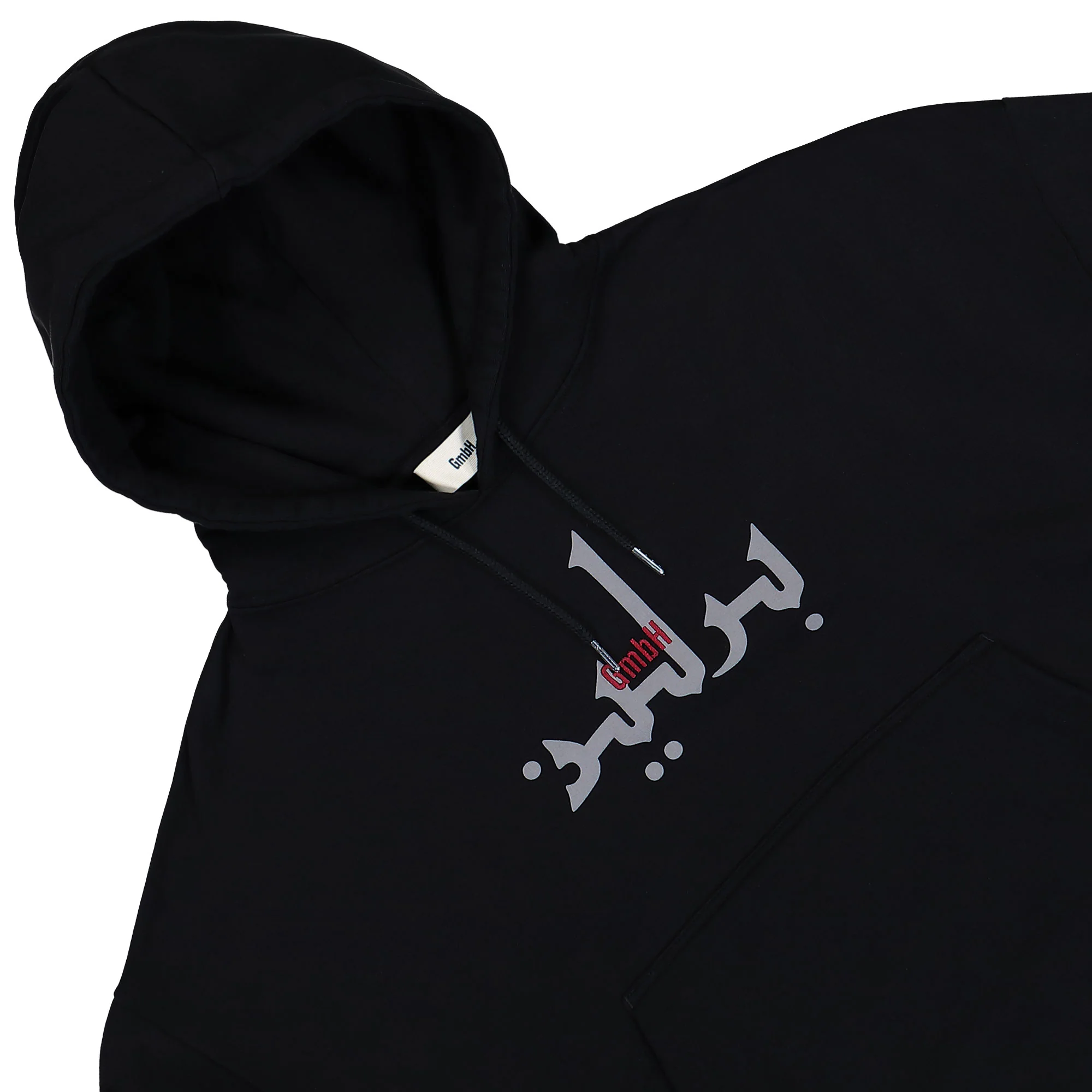 Cropped Hoodie With Logo Embroidery - Image 3