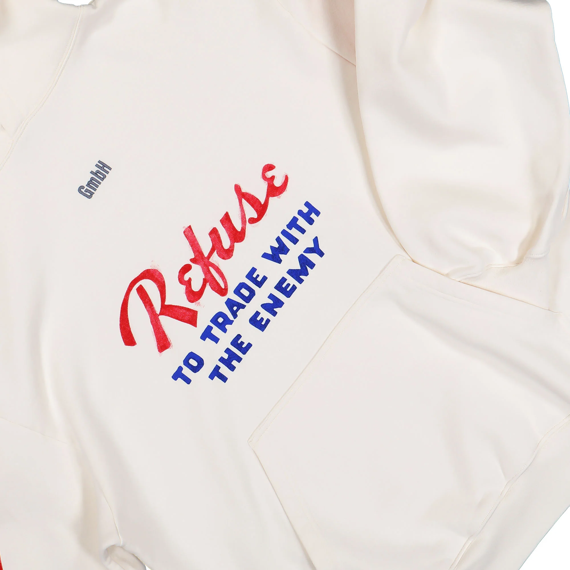 Hoodie With Refuse To Trade Print - Image 4