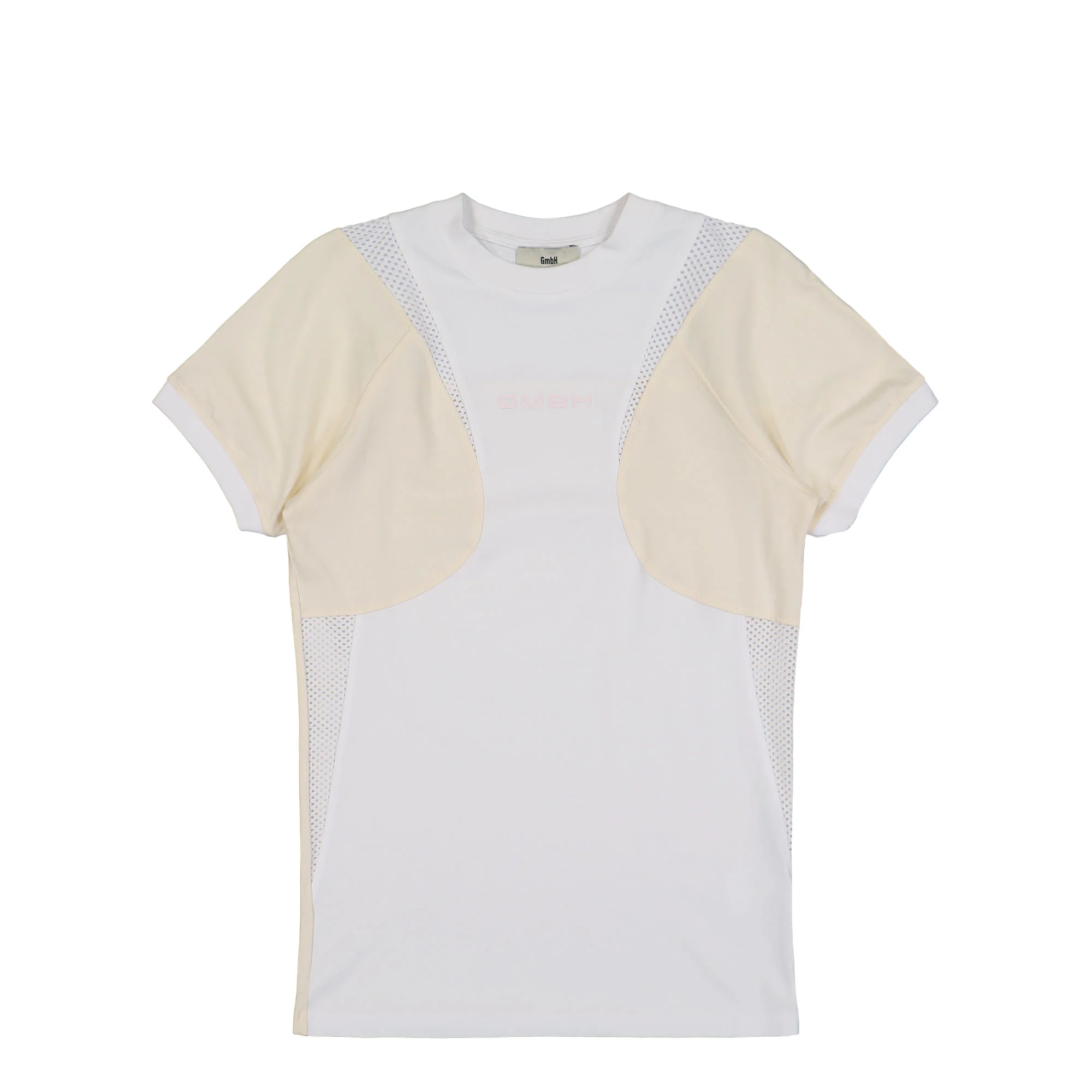 Patchwork T-Shirt W Mes Inserts