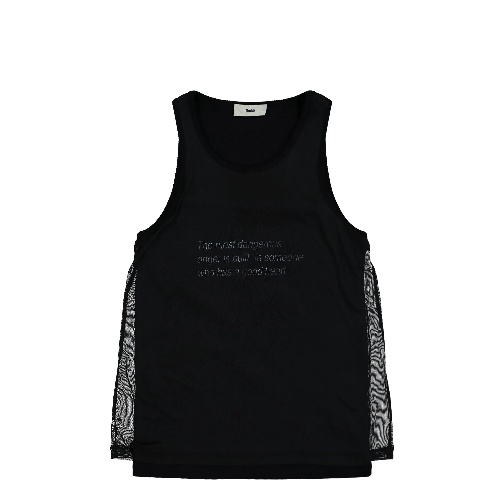 Tank Top With Dangerous Anger Print