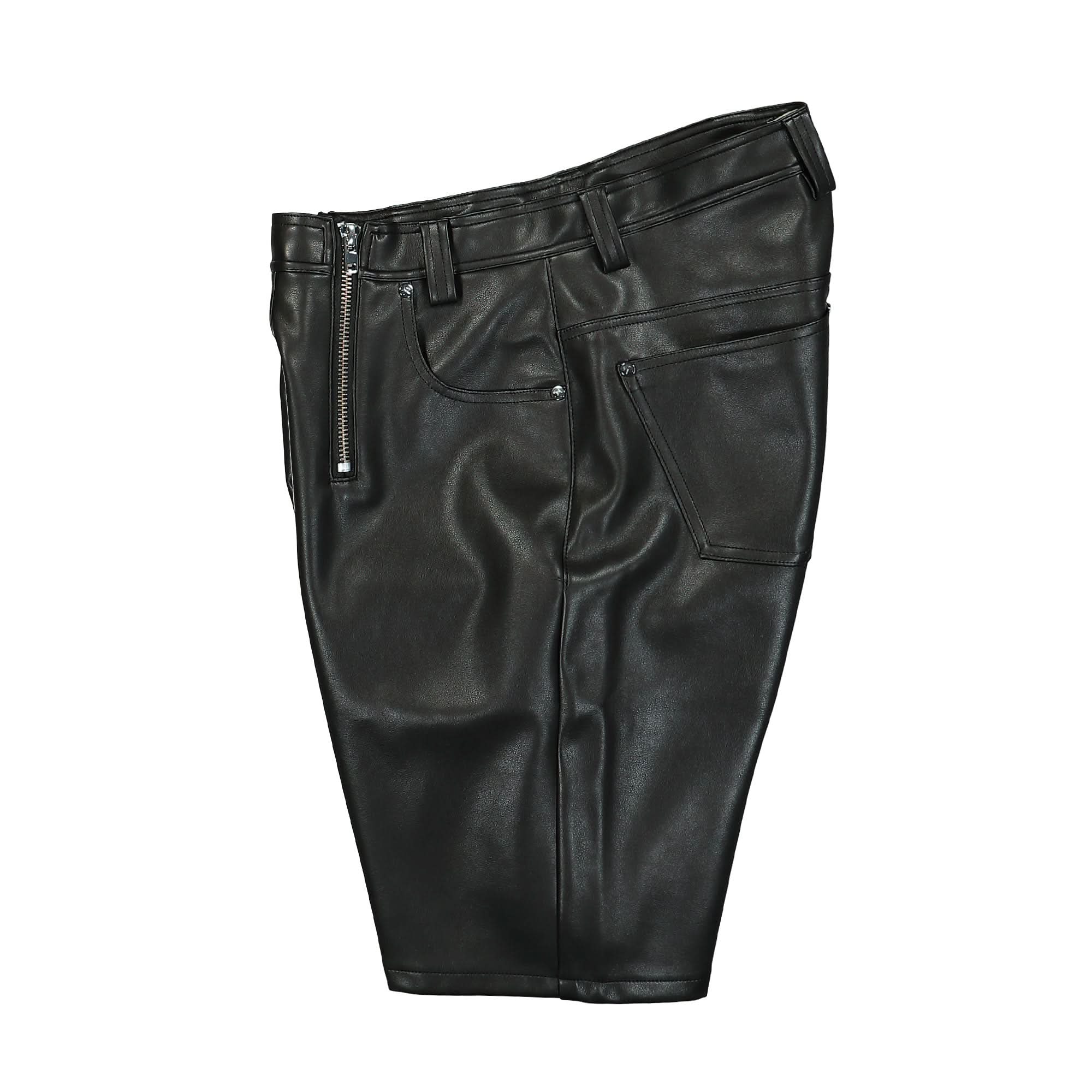Wide Leg Shorts With Double Zip - Image 3
