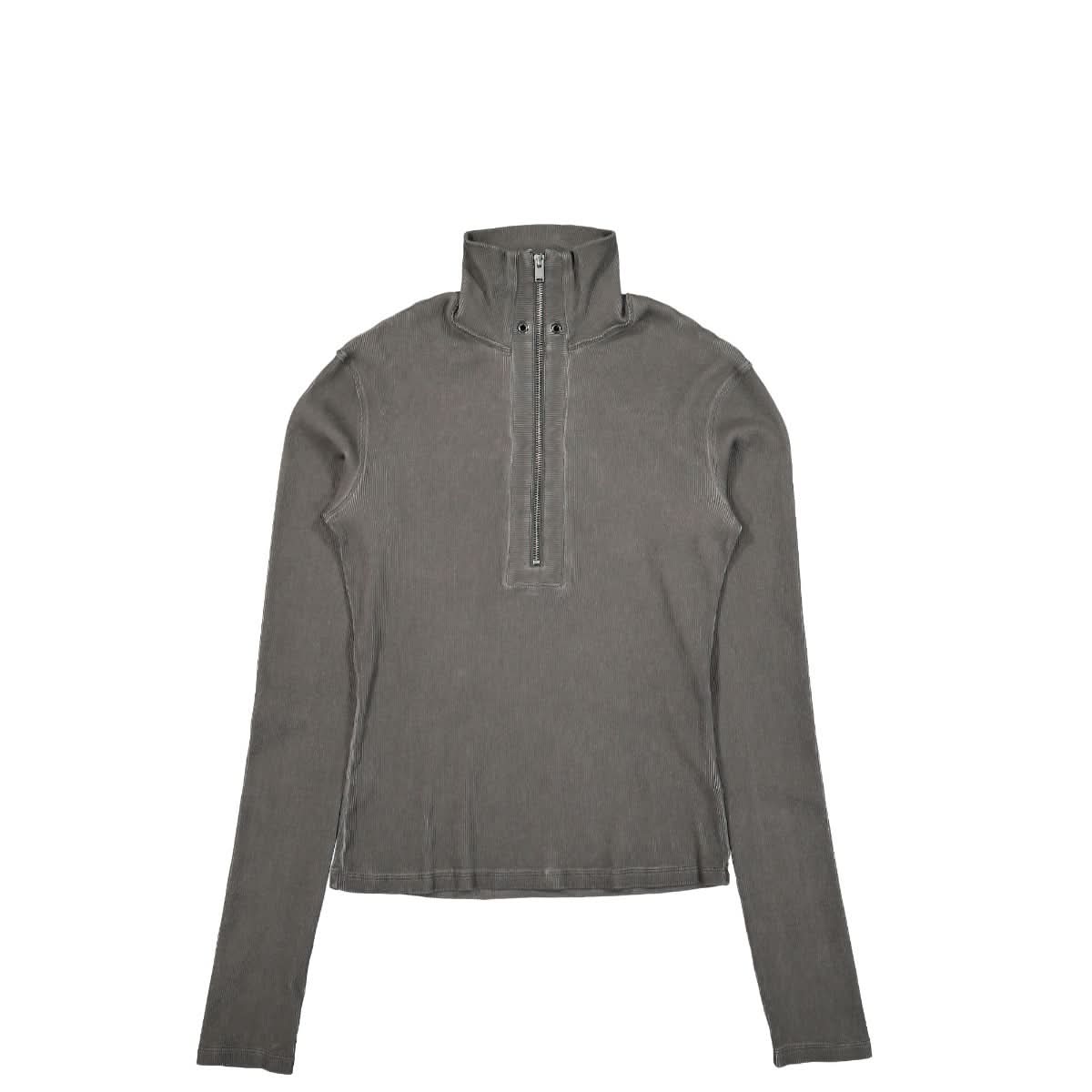 Half-Zip Ribbed Longsleeve